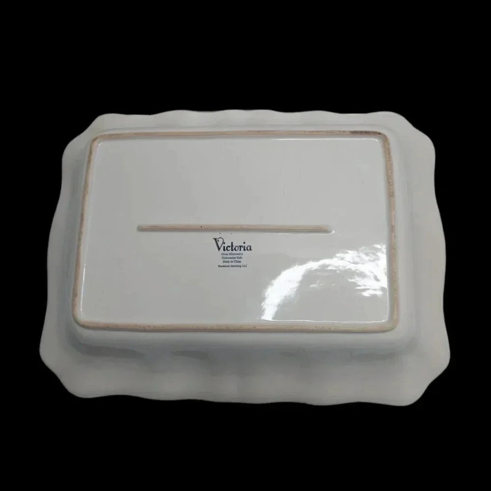 Vintage Victoria Pottery Bakeware Platter - Picture 2 of 5
